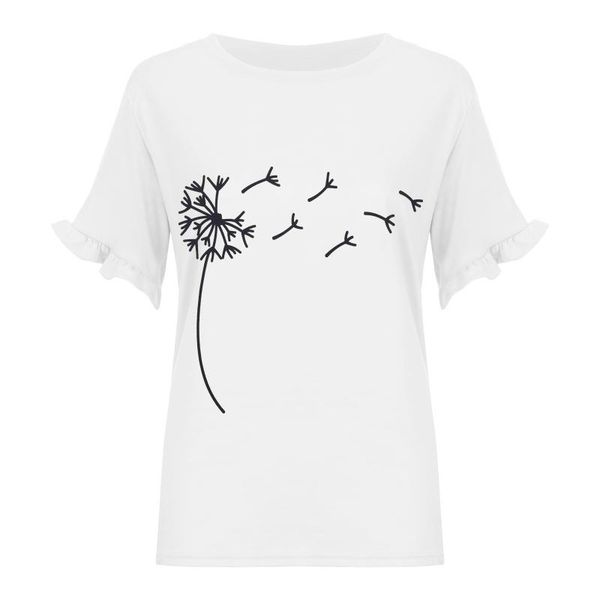 women's t-shirt dandelion printed women t shirts breathe summer for sleeve harajuku graphic tee o neck camisetas mujer 3, White
women's t-shirt dandelion printed women t shirts breathe summer for sleeve harajuku graphic tee o neck camisetas mujer 3, White