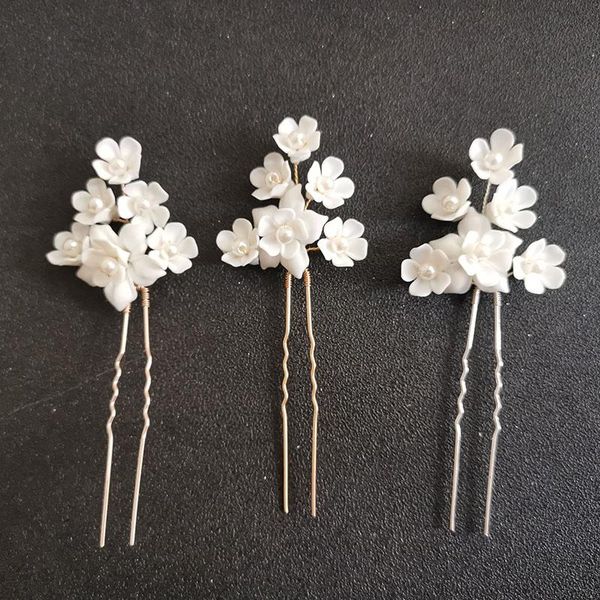 handmade ceram flower pearls bridal hair pin wedding sticker accessories bridesmaids women jewelry clips & barrettes, Golden;silver
handmade ceram flower pearls bridal hair pin wedding sticker accessories bridesmaids women jewelry clips & barrettes, Golden;silver