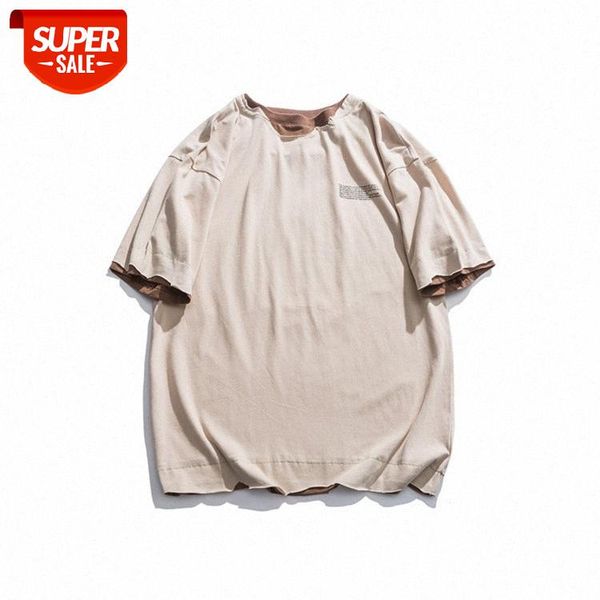 summer men's t-shirt japanese street color matching asymmetrical tailoring fake two short sleeves #840v, White;black
summer men's t-shirt japanese street color matching asymmetrical tailoring fake two short sleeves #840v, White;black
