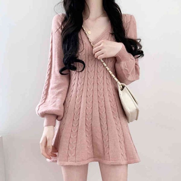 casual dresses elegant slim bottom autumn winter v neck pink twist sweater dress mini wild lantern sleeve knit white vestido mujer lady swee, Black;gray
casual dresses elegant slim bottom autumn winter v neck pink twist sweater dress mini wild lantern sleeve knit white vestido mujer lady swee, Black;gray