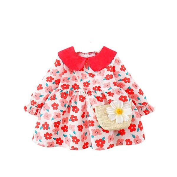 girl's dresses 2021 fall born baby girl dress clothes toddler girls princess floral birthday for infant clothing vestidos 0-5 y, Red;yellow
girl's dresses 2021 fall born baby girl dress clothes toddler girls princess floral birthday for infant clothing vestidos 0-5 y, Red;yellow