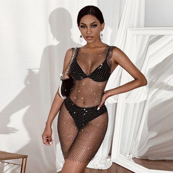casual dresses hollow out women dress full rhinestones o neck sleeveless night club party summer black, Black;gray
casual dresses hollow out women dress full rhinestones o neck sleeveless night club party summer black, Black;gray