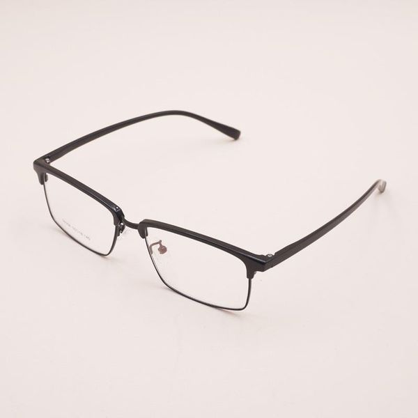 fashion sunglasses frames metal tr mixed eyebrow frame retro business square half optical glasses, Black
fashion sunglasses frames metal tr mixed eyebrow frame retro business square half optical glasses, Black