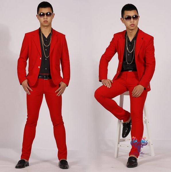 men suits designs masculino homme terno stage costumes for singers red blazer dance clothes jacket star style dress punk men's & blazer, White;black
men suits designs masculino homme terno stage costumes for singers red blazer dance clothes jacket star style dress punk men's & blazer, White;black