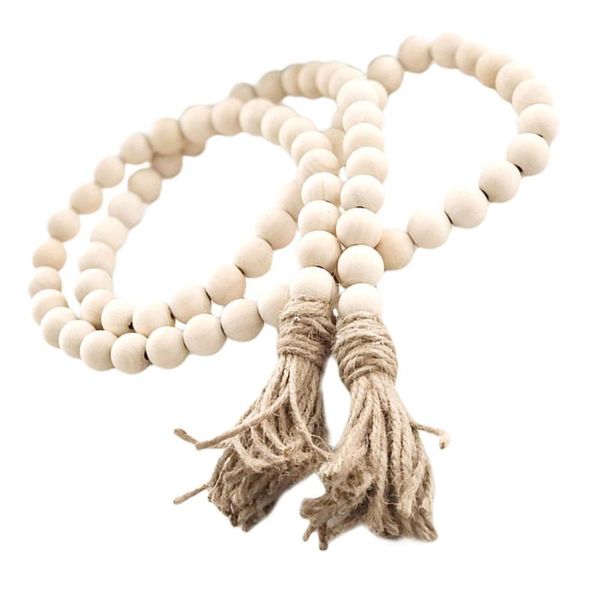 decorative objects & figurines wood bead garland with tassels farmhouse beads rustic country decor
decorative objects & figurines wood bead garland with tassels farmhouse beads rustic country decor