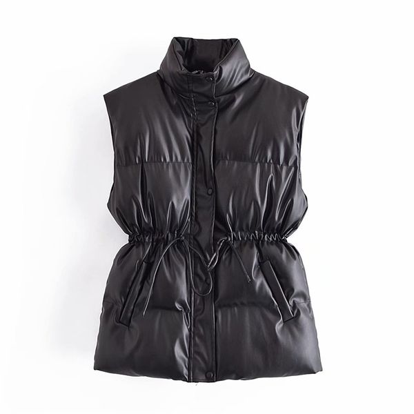 zxqj women black sleeveless leather vest autumn winter fashion ladies casual waist jacket femal loose thick warm coat 211109, Black;white
zxqj women black sleeveless leather vest autumn winter fashion ladies casual waist jacket femal loose thick warm coat 211109, Black;white