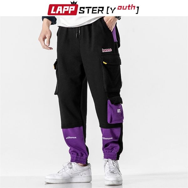 men patchwork japanese streetwear joggers pants man hip hop casual cargo black hp sweatpants 5xl 210420
men patchwork japanese streetwear joggers pants man hip hop casual cargo black hp sweatpants 5xl 210420
