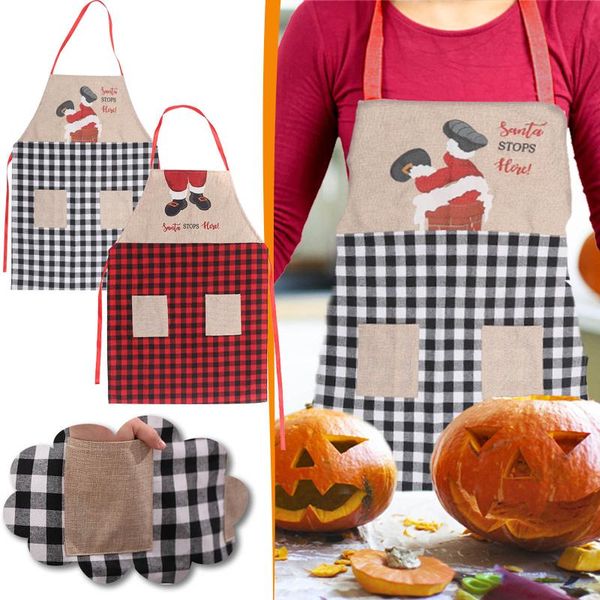 aprons christmas home decoration props,santa claus climbing chimney adjustable hanging neck double pocket apron party atmosphere decor
aprons christmas home decoration props,santa claus climbing chimney adjustable hanging neck double pocket apron party atmosphere decor