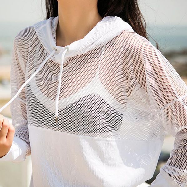yoga outfits short-sleeved long-sleeved workout clothes wear running shirt loose breathable mesh sports hooded blouse, White;red
yoga outfits short-sleeved long-sleeved workout clothes wear running shirt loose breathable mesh sports hooded blouse, White;red