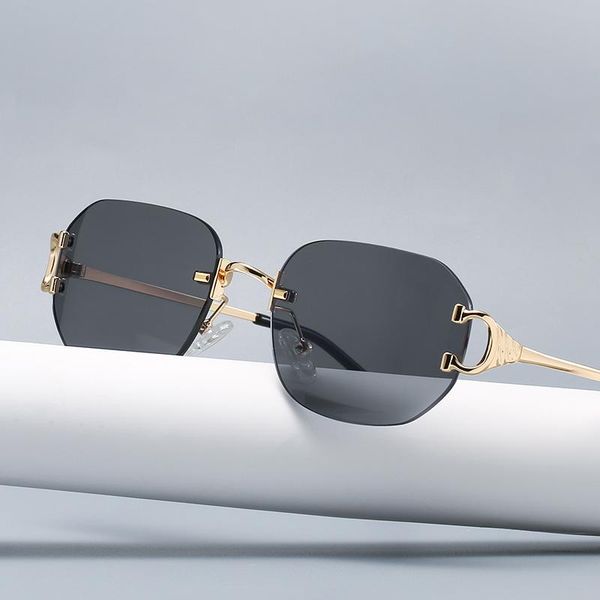 sunglasses fashion rimless women brand designer sun glasses gradient shades cutting lens ladies frameless metal eyeglasses uv400, White;black
sunglasses fashion rimless women brand designer sun glasses gradient shades cutting lens ladies frameless metal eyeglasses uv400, White;black