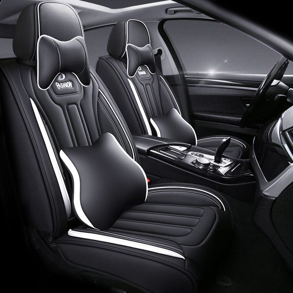 car accessory seat cover for sedan suv durable leather universal five seats set cushion including front and rear covers full covered gray de
car accessory seat cover for sedan suv durable leather universal five seats set cushion including front and rear covers full covered gray de