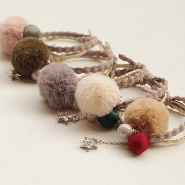 girls cute fluffy ball pom hair tie bands faux fur pompom elastic holder clips hairpins handmade bun maker, Brown
girls cute fluffy ball pom hair tie bands faux fur pompom elastic holder clips hairpins handmade bun maker, Brown