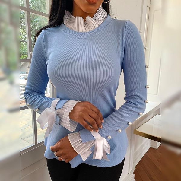 women's sweaters autumn winter 2021 clothing bowknot beaded buttoned bell cuff bright sweater lace patchwork office blue pullover jumpe, White;black
women's sweaters autumn winter 2021 clothing bowknot beaded buttoned bell cuff bright sweater lace patchwork office blue pullover jumpe, White;black