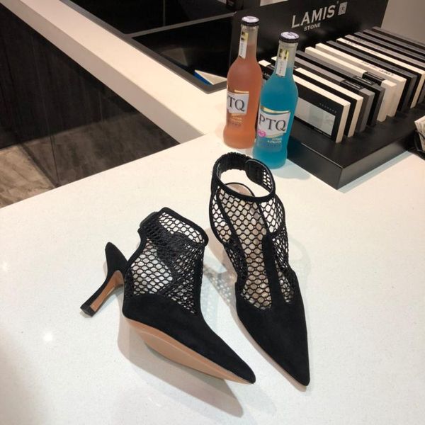 boots 2021 summer sandals mesh women shoes pointed toe woman slip-on comfort high heels fashion, Black
boots 2021 summer sandals mesh women shoes pointed toe woman slip-on comfort high heels fashion, Black