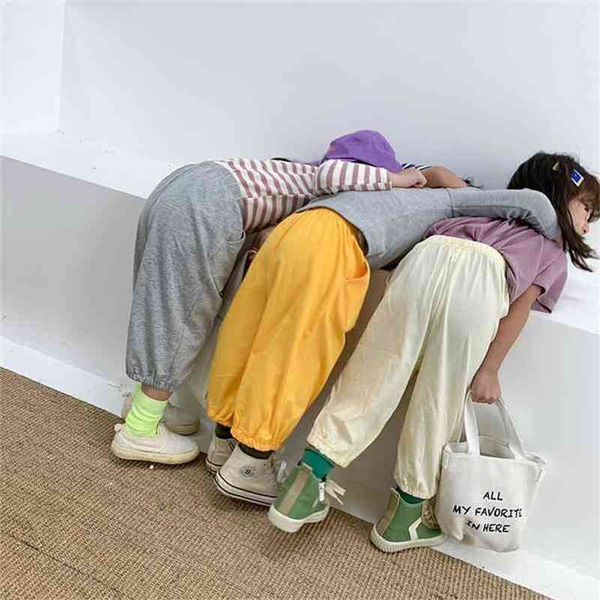 spring summer kids children thin casual pants boys girls cotton loose trousers 210508, Blue
spring summer kids children thin casual pants boys girls cotton loose trousers 210508, Blue