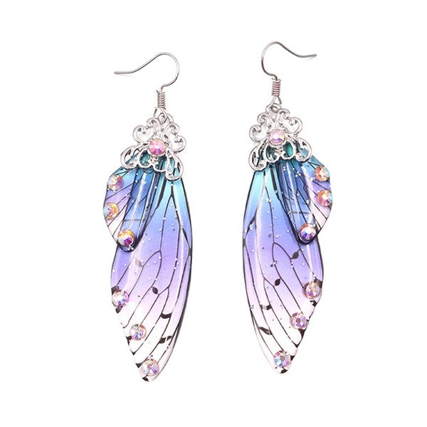 handmade fairy simulation wing charm earrings insect butterfly drop foil rhinestone romantic bridal jewelry, Golden
handmade fairy simulation wing charm earrings insect butterfly drop foil rhinestone romantic bridal jewelry, Golden