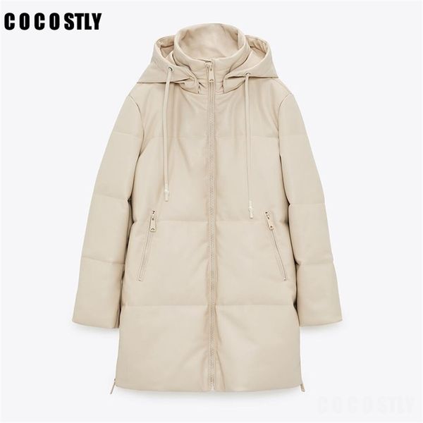 za winter coat women pu jackets faux leathes hoodies female long sleeve overcoat zipper pocket woman 211215, Black
za winter coat women pu jackets faux leathes hoodies female long sleeve overcoat zipper pocket woman 211215, Black