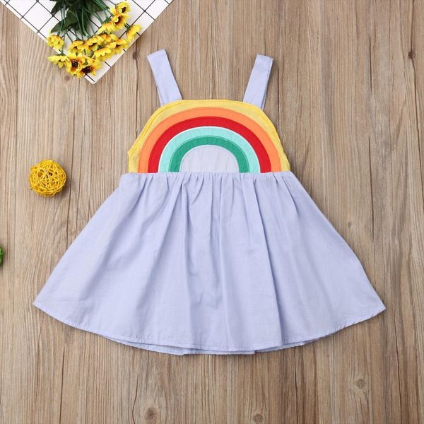 summer toddler baby girl dresses clothes sleeveless rainbow print princess casual beach sundress, Red;yellow
summer toddler baby girl dresses clothes sleeveless rainbow print princess casual beach sundress, Red;yellow