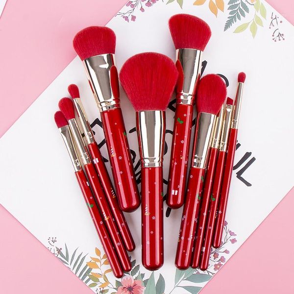 10pcs christmas makeup brush set foundation loose powder eyeshadow lip cosmetic kit k71
10pcs christmas makeup brush set foundation loose powder eyeshadow lip cosmetic kit k71