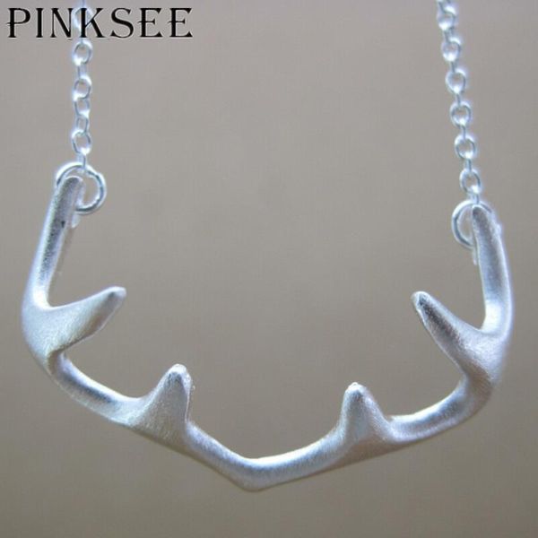 pendant necklaces pinksee silver color deer antler pendants necklace for women party jewelry christmas gift accessories
pendant necklaces pinksee silver color deer antler pendants necklace for women party jewelry christmas gift accessories