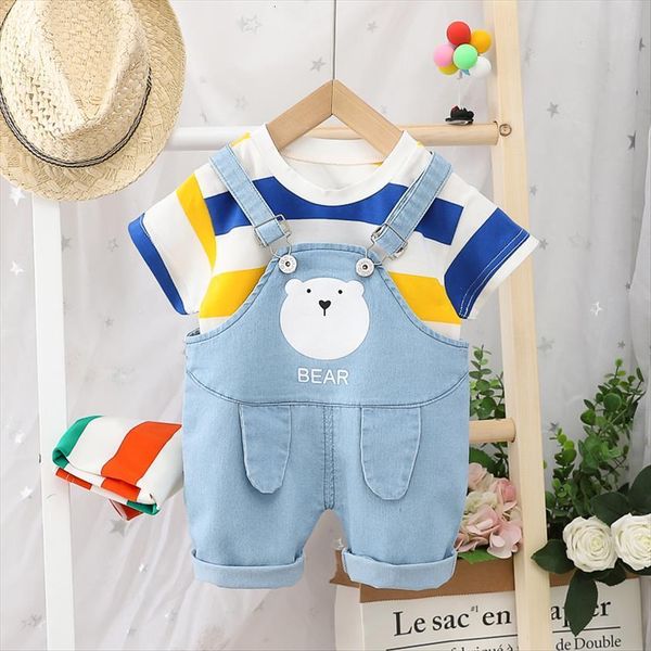 summer toodler infant clothes outfit baby girls boys clothing sets children kids stripe t shirt cartoon bear shorts, White
summer toodler infant clothes outfit baby girls boys clothing sets children kids stripe t shirt cartoon bear shorts, White