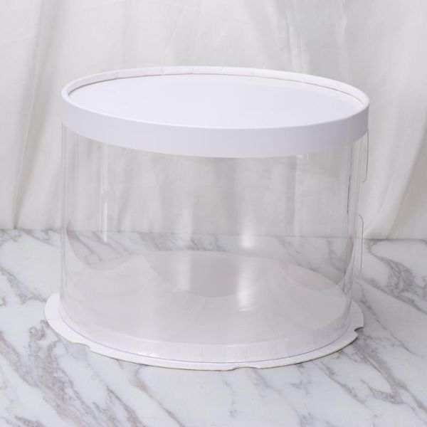 transparent cake box round packaging boxes organizer for home dessert shop (white single-layer) (6inch) gift wrap
transparent cake box round packaging boxes organizer for home dessert shop (white single-layer) (6inch) gift wrap