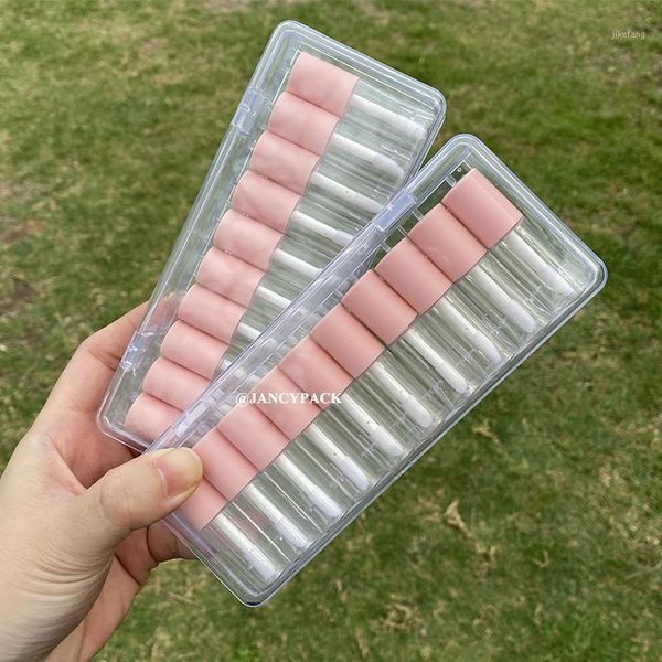storage bottles & jars 10pcs/pack 4ml lip gloss empty plastic tubes exquisite mini clear lipgloss packaging container with pink matte lid
storage bottles & jars 10pcs/pack 4ml lip gloss empty plastic tubes exquisite mini clear lipgloss packaging container with pink matte lid