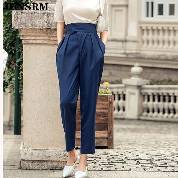 women's pants & capris 2021 summer plaid trousers women elegant casual loose high waist blue office lady vintage pleated korean harem, Black;white
women's pants & capris 2021 summer plaid trousers women elegant casual loose high waist blue office lady vintage pleated korean harem, Black;white