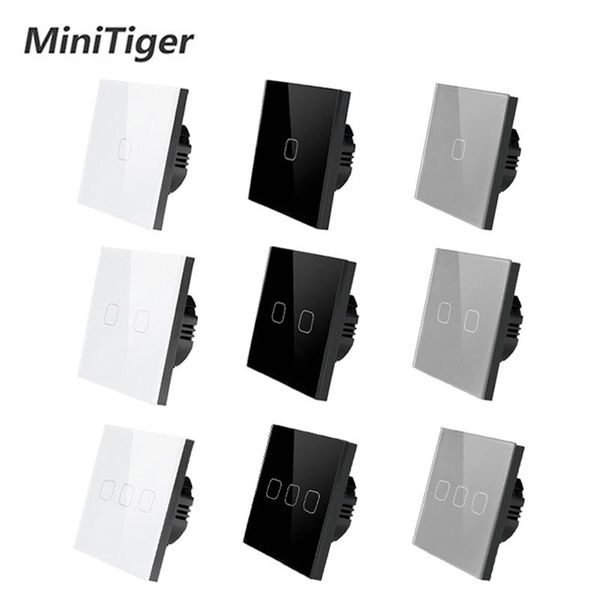 smart home control minitiger eu/uk standard 1 gang way touch switch white crystal glass panel light wall only function
smart home control minitiger eu/uk standard 1 gang way touch switch white crystal glass panel light wall only function