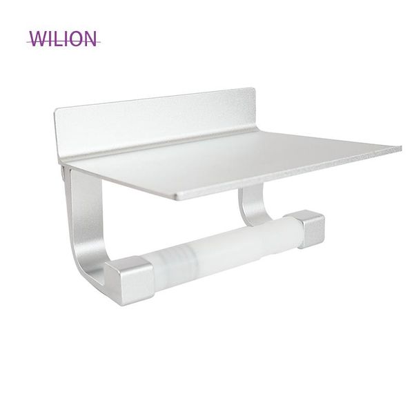 1pcs space aluminum material toilet paper holder bathroom moible phone shelf accessory used holders
1pcs space aluminum material toilet paper holder bathroom moible phone shelf accessory used holders