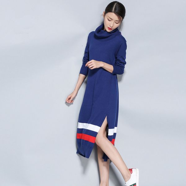 sweaters 2021 women high collar sweater loose wool knit split stripes womens long sweaters autumn winter sleeve, White;black
sweaters 2021 women high collar sweater loose wool knit split stripes womens long sweaters autumn winter sleeve, White;black