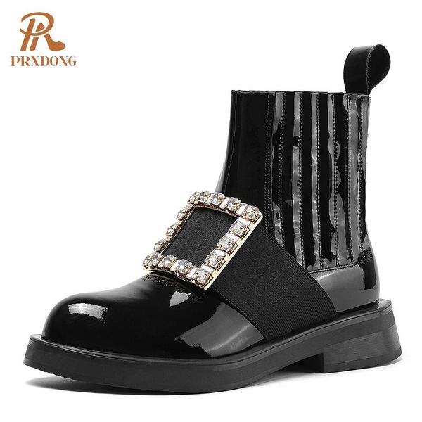 boots 2021 women's chunky heels platform winter ankle with rhinestone slip on ladies black punk shoes
boots 2021 women's chunky heels platform winter ankle with rhinestone slip on ladies black punk shoes