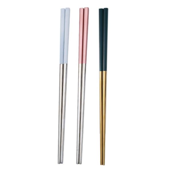 pairs of chopsticks, stainless steel cutlery set, metal chopstick for sushi tableware chopsticks
pairs of chopsticks, stainless steel cutlery set, metal chopstick for sushi tableware chopsticks