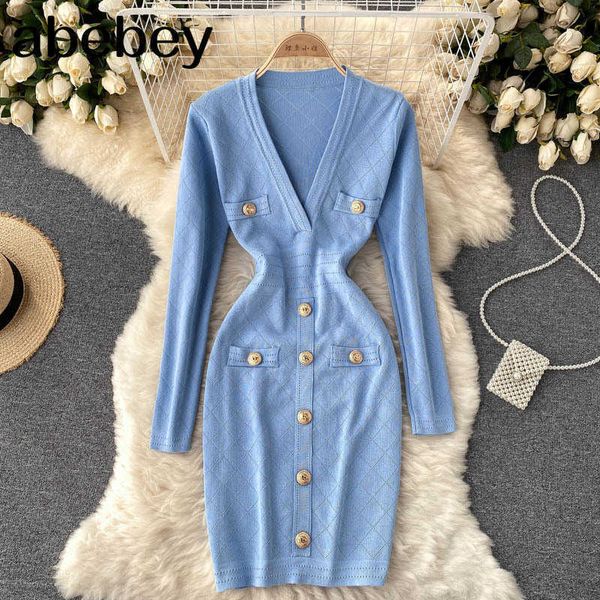 women knitted pencil dress korean long sleeve v neck elastic slim dress autumn winter bodycon warm sweater dress y1006, Black;gray
women knitted pencil dress korean long sleeve v neck elastic slim dress autumn winter bodycon warm sweater dress y1006, Black;gray