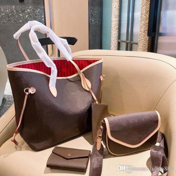 women's large capacity shopping bag 21 new designer retro letter handbag fashion with straddle pouch wallet 3-piece set wf2101301
women's large capacity shopping bag 21 new designer retro letter handbag fashion with straddle pouch wallet 3-piece set wf2101301