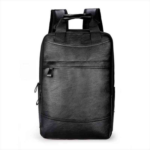 men backpack pu leather bagpack large lapbackpacks male mochilas casual schoolbag for teenagers boy brown black high quality
men backpack pu leather bagpack large lapbackpacks male mochilas casual schoolbag for teenagers boy brown black high quality
