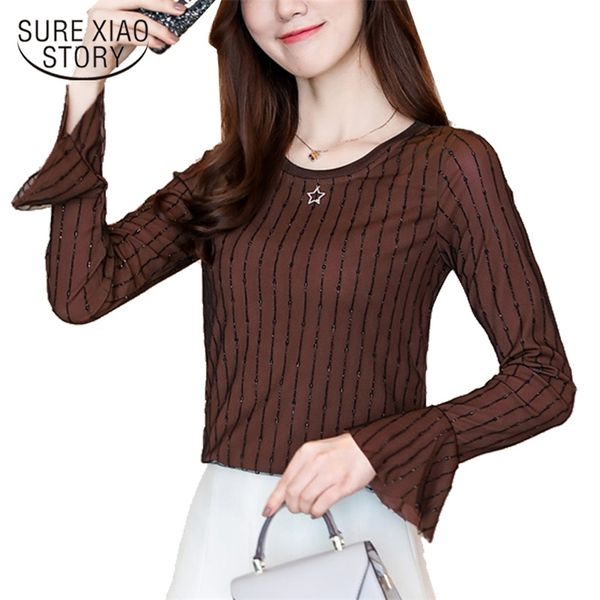 women autumn blouses long sleeved casual shirts ol style clothing solid flare sleeve d108 30 210506, White
women autumn blouses long sleeved casual shirts ol style clothing solid flare sleeve d108 30 210506, White