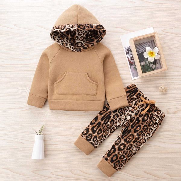 toddler set baby boys girls 2020 winter fashion thick warm hooded leopard pocket socket +pants outfits children's clothing y0918, White
toddler set baby boys girls 2020 winter fashion thick warm hooded leopard pocket socket +pants outfits children's clothing y0918, White