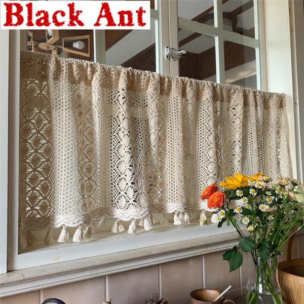 curtain & drapes retro crochet short with tassel bedroom half sheer bay window kitchen hollow out blinds drape dl-jd960#20
curtain & drapes retro crochet short with tassel bedroom half sheer bay window kitchen hollow out blinds drape dl-jd960#20