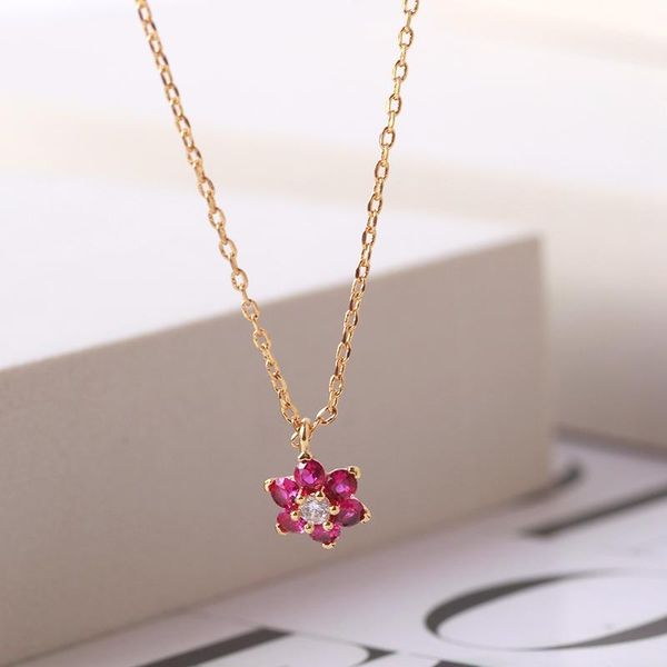 pendant necklaces small fresh and simple sweet temperament flower shape inlaid colorful mini necklace clavicle chain, Silver
pendant necklaces small fresh and simple sweet temperament flower shape inlaid colorful mini necklace clavicle chain, Silver