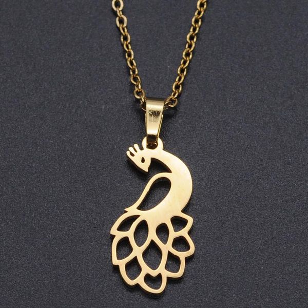 pendant necklaces peacock stainless steel charm necklace for women accept oem order wholesale fashion jewelry drop, Silver
pendant necklaces peacock stainless steel charm necklace for women accept oem order wholesale fashion jewelry drop, Silver
