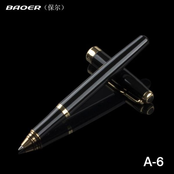 gel pens genuine baoer 388 roller ball pen full metal black rollerball golden clip 0.5mm medium nib business office supplies
gel pens genuine baoer 388 roller ball pen full metal black rollerball golden clip 0.5mm medium nib business office supplies