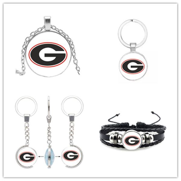 charm bracelets georgia charms bulldogs keychains university sport bracelet football necklace diy jewelry for man woman fans, Golden;silver
charm bracelets georgia charms bulldogs keychains university sport bracelet football necklace diy jewelry for man woman fans, Golden;silver