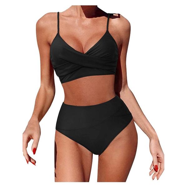women's swimwear chamsgend women bikini leopard print set push up beachwear summer high waist swimsuit biquini bathing suits, White;black
women's swimwear chamsgend women bikini leopard print set push up beachwear summer high waist swimsuit biquini bathing suits, White;black