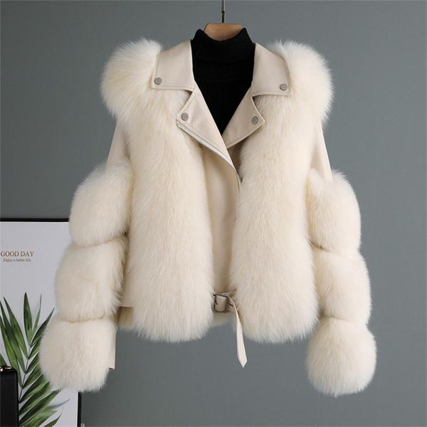 women's fur & faux women coat short big size slim female fake lady winter long sleeve imitation coats jackets 2021, Black
women's fur & faux women coat short big size slim female fake lady winter long sleeve imitation coats jackets 2021, Black