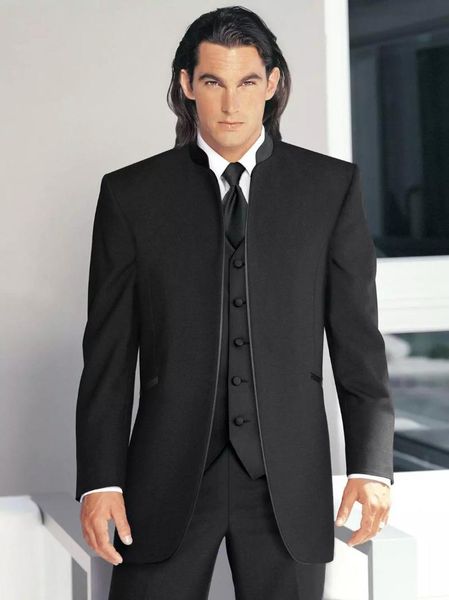 men's suits & blazers handsome classic custom made black wedding for men groom suit three piece mens 2021 slim fit groomsmen, White;black
men's suits & blazers handsome classic custom made black wedding for men groom suit three piece mens 2021 slim fit groomsmen, White;black