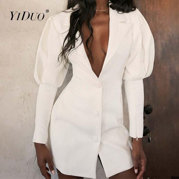 casual dresses 2021 fashion female white blazer dress streetwear winter women deep v-neck lantern sleeve party christmas, Black;gray
casual dresses 2021 fashion female white blazer dress streetwear winter women deep v-neck lantern sleeve party christmas, Black;gray