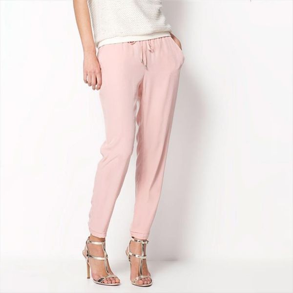 chiffon lace up loose trousers women capris solid high waist casual office clothing for ladies summer, Black;white
chiffon lace up loose trousers women capris solid high waist casual office clothing for ladies summer, Black;white