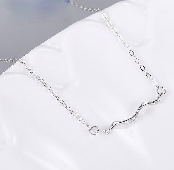 chokers silver necklace women's korean fashion jewelry s925 wave clavicle chain, Golden;silver
chokers silver necklace women's korean fashion jewelry s925 wave clavicle chain, Golden;silver