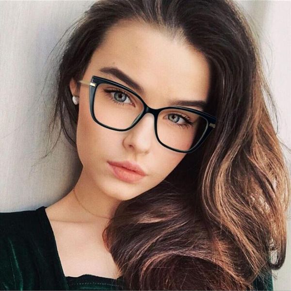 fashion sunglasses frames 2021 color frame anti-blue glasses women vintage optical computer transparent eyeglasses female comfortable specta, Black
fashion sunglasses frames 2021 color frame anti-blue glasses women vintage optical computer transparent eyeglasses female comfortable specta, Black